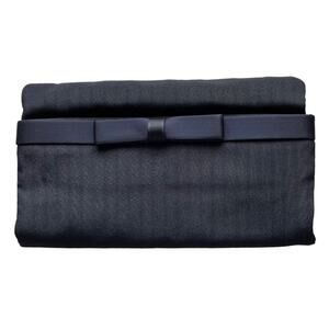 Vintage Black Bow After 5 Clutch Bag